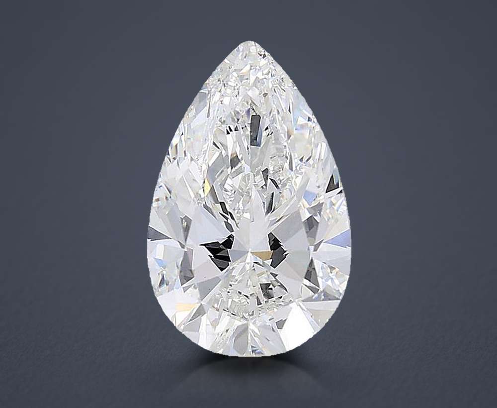 3.00 Carat Pear Lab Diamond