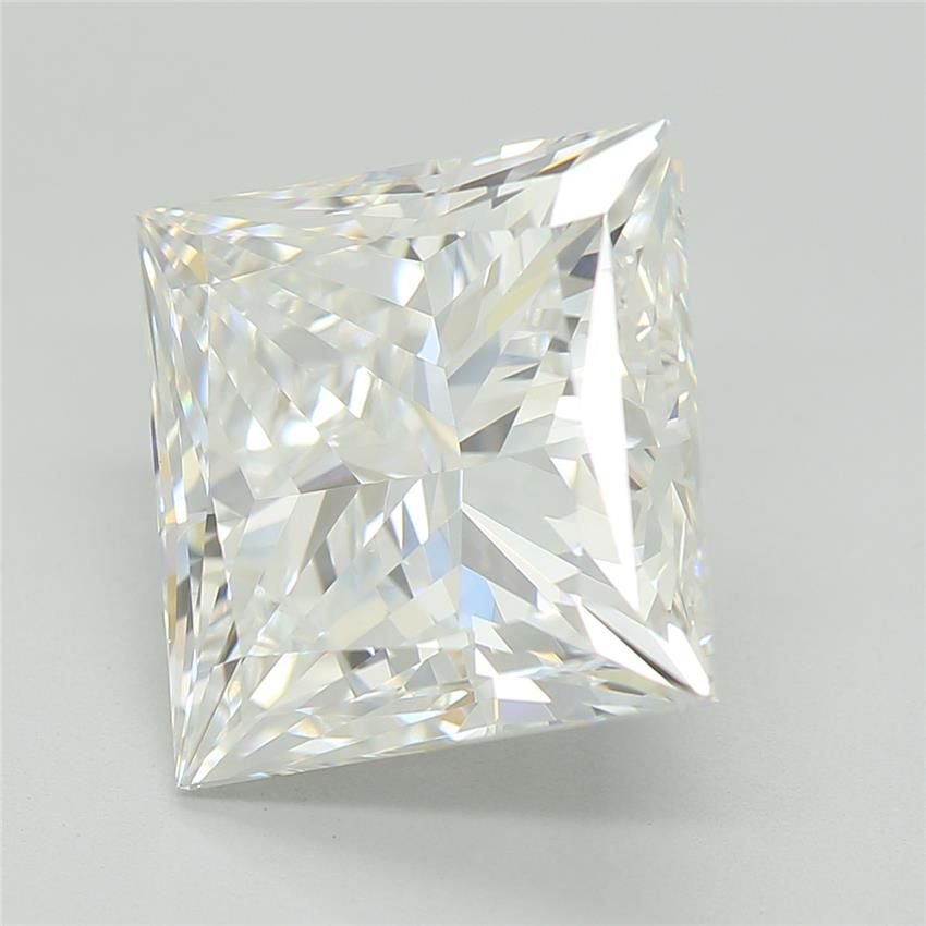 4.08ct E VVS2 Rare Carat Ideal Cut Princess Lab Grown Diamond