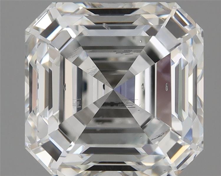 2.10ct F SI1 Rare Carat Ideal Cut Asscher Lab Grown Diamond