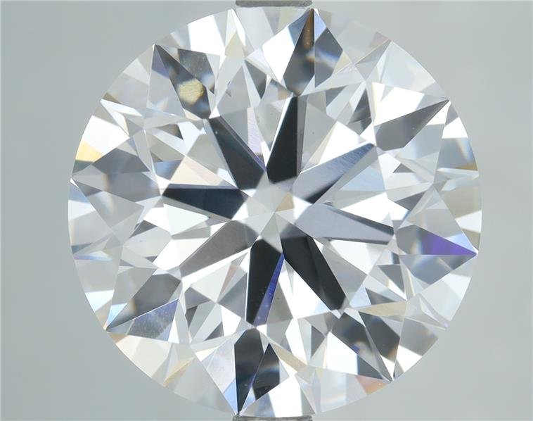 5.16ct D VVS2 Rare Carat Ideal Cut Round Lab Grown Diamond