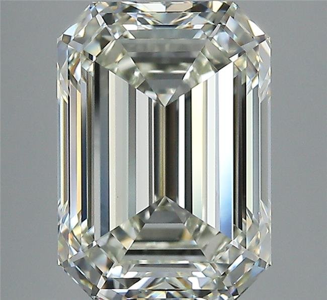 4.05ct K VS1 Rare Carat Ideal Cut Emerald Diamond