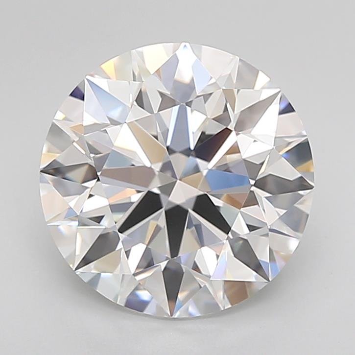 3.16ct D IF Rare Carat Ideal Cut Round Lab Grown Diamond