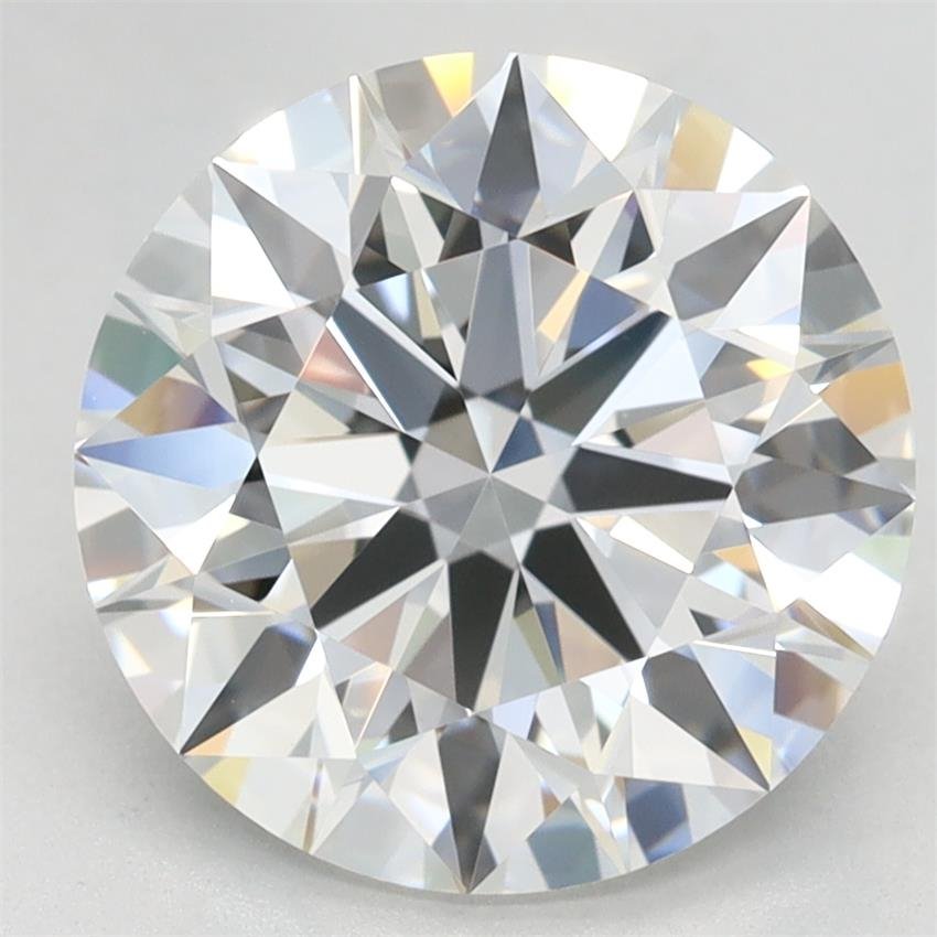 3.28ct E VVS1 Rare Carat Ideal Cut Round Lab Grown Diamond