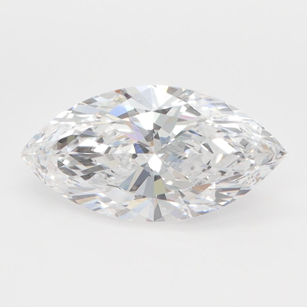 1.50ct D VVS2 Rare Carat Ideal Cut Marquise Lab Grown Diamond