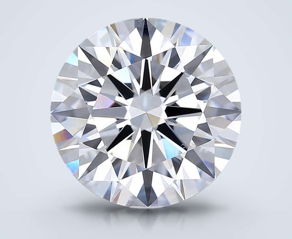 3.99 Carat Round Lab Diamond