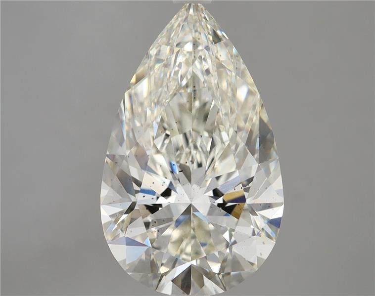 5.70ct H SI1 Rare Carat Ideal Cut Pear Lab Grown Diamond