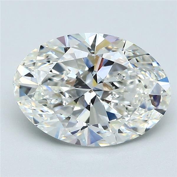 2.54ct H VS1 Rare Carat Ideal Cut Oval Diamond