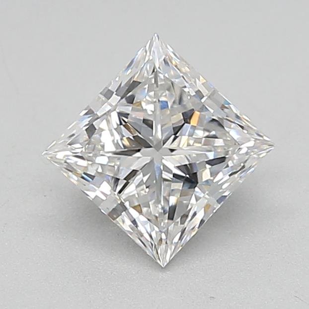 0.68ct E VVS2 Very Good Cut Princess Lab Grown Diamond