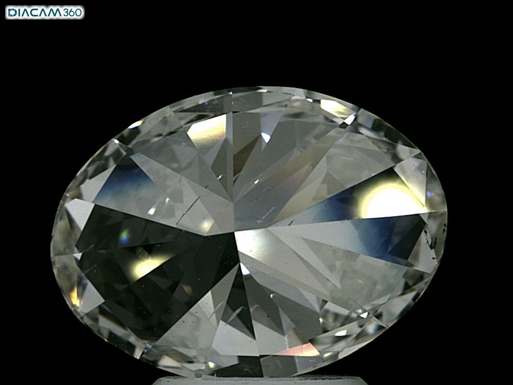 4.05ct J SI1 Very Good Cut Oval Diamond