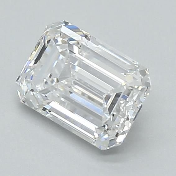 1.10ct D VVS2 Rare Carat Ideal Cut Emerald Lab Grown Diamond