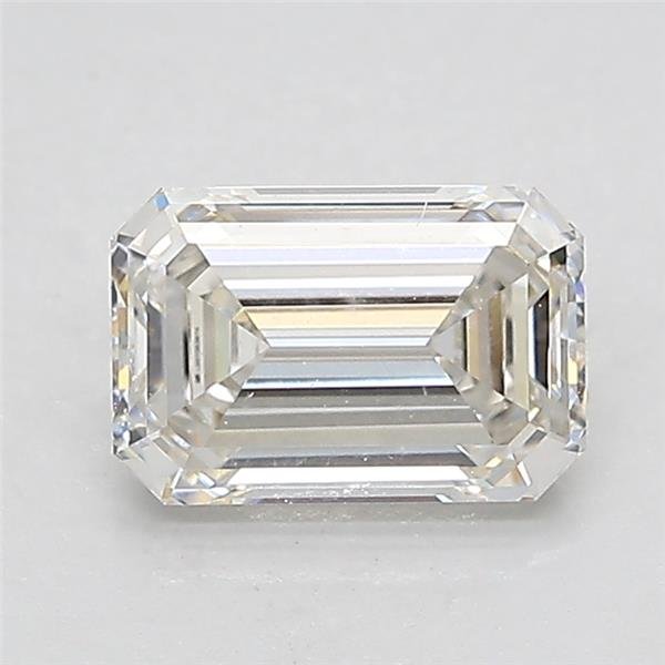 1.37ct G VVS2 Rare Carat Ideal Cut Emerald Lab Grown Diamond