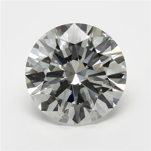 5.05ct I VVS2 Rare Carat Ideal Cut Round Diamond