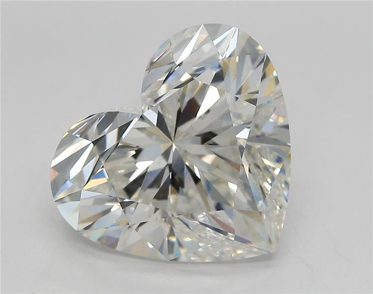 5.09ct F VS1 Rare Carat Ideal Cut Heart Lab Grown Diamond