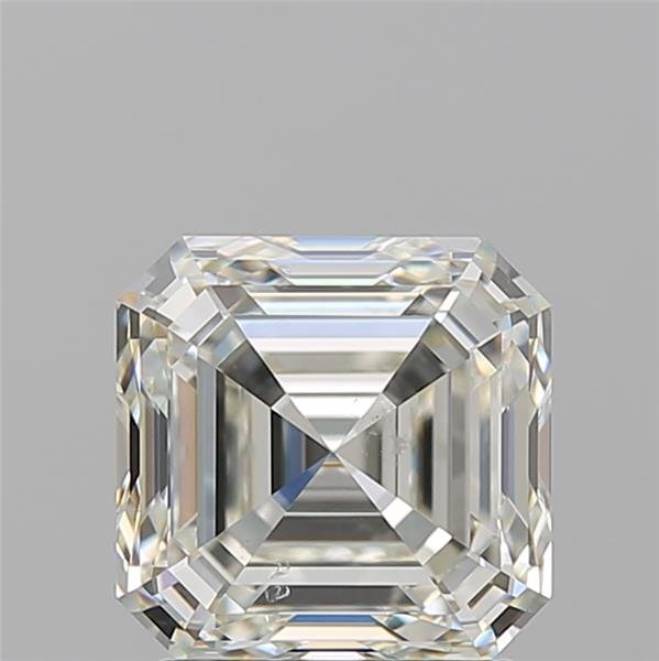 2.20ct K SI2 Rare Carat Ideal Cut Asscher Diamond