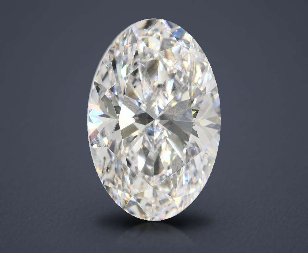 4.07 Carat Oval Lab Diamond