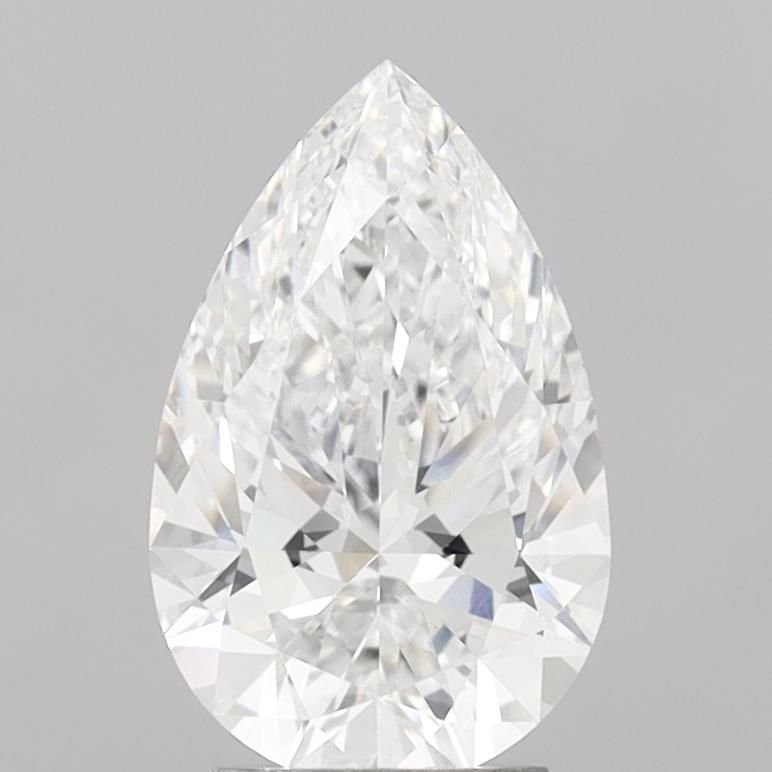 3.09ct D VS1 Rare Carat Ideal Cut Pear Lab Grown Diamond