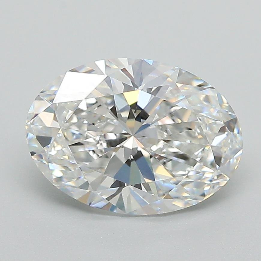 2.09ct E VVS2 Rare Carat Ideal Cut Oval Lab Grown Diamond