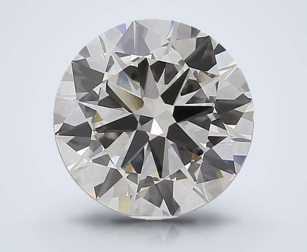 4.46 Carat Round Lab Diamond