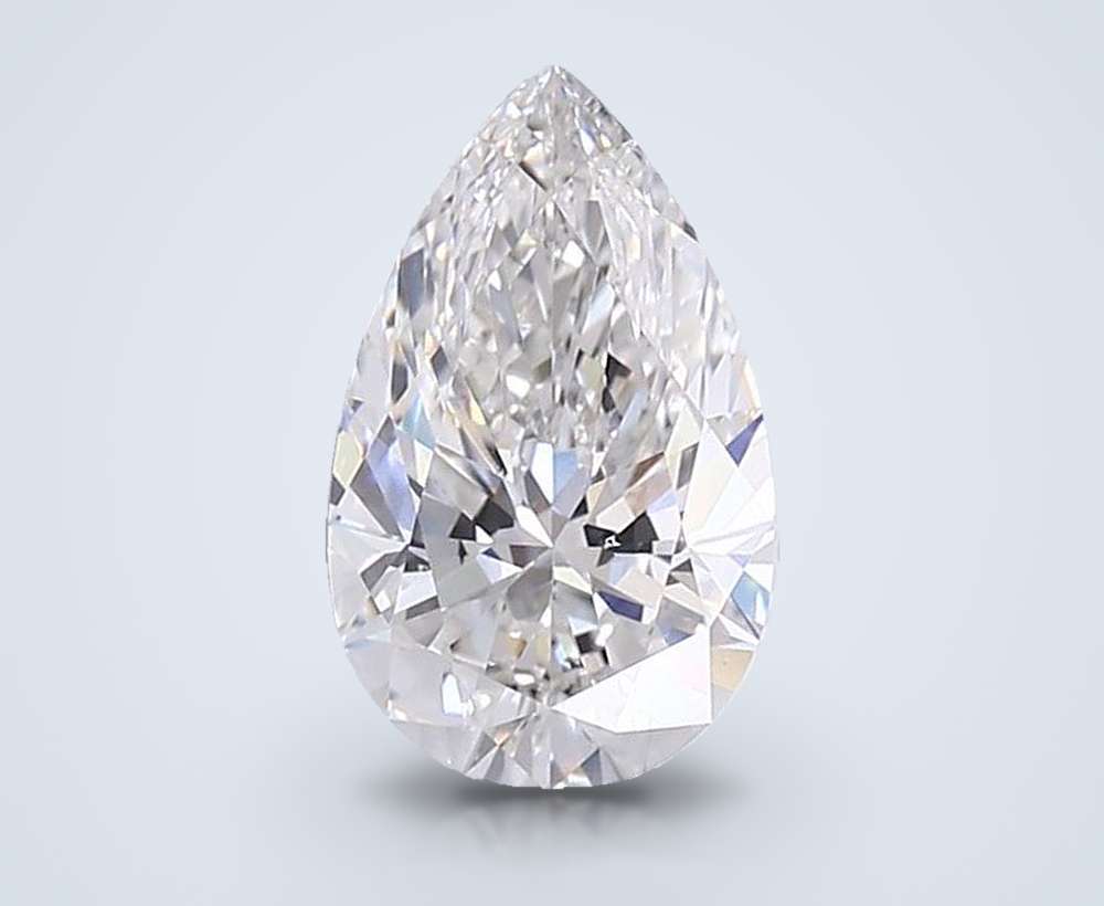 4.54 Carat Pear Lab Diamond