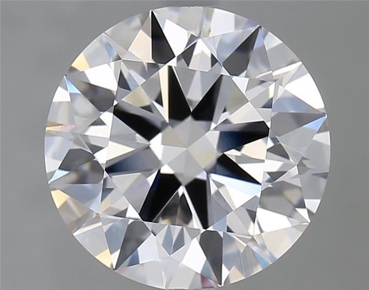 3.51ct F IF Rare Carat Ideal Cut Round Diamond