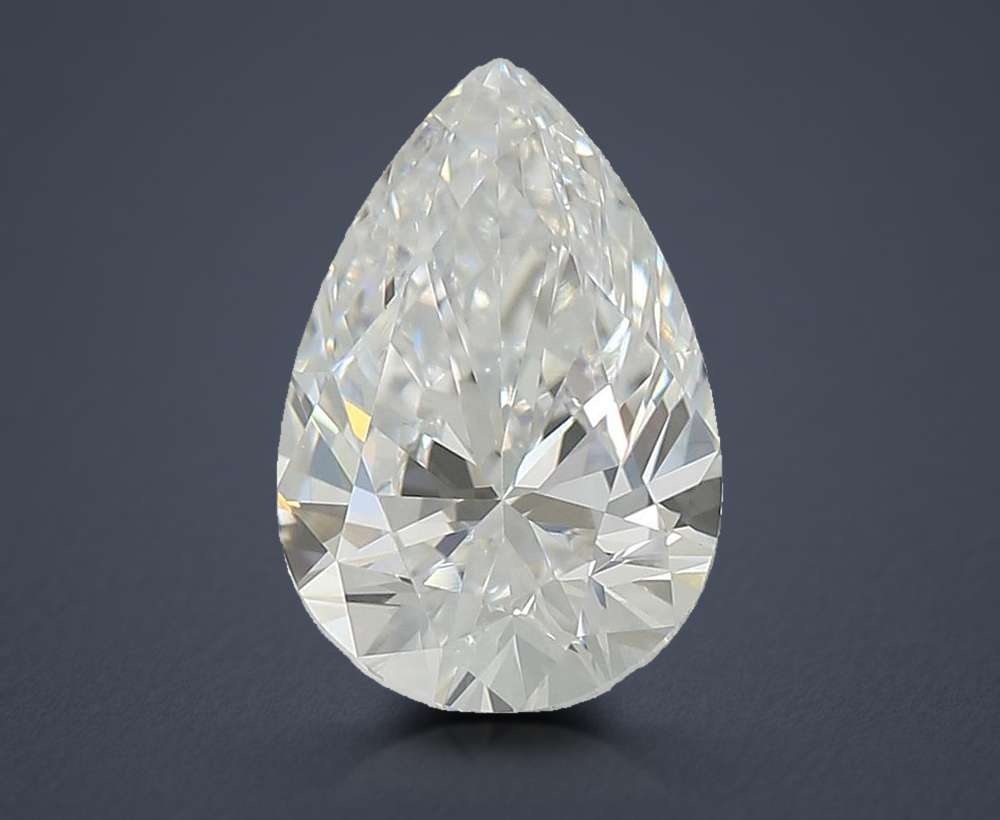 1.00 Carat Pear Lab Diamond