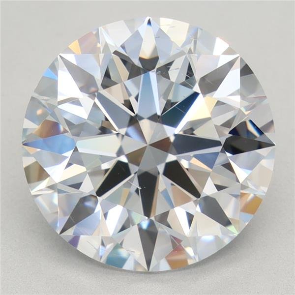 4.03ct F SI1 Rare Carat Ideal Cut Round Lab Grown Diamond