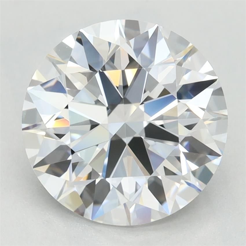 2.66ct D VVS1 Rare Carat Ideal Cut Round Lab Grown Diamond