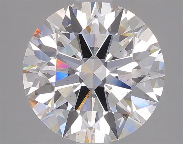3.19ct F SI1 Rare Carat Ideal Cut Round Lab Grown Diamond