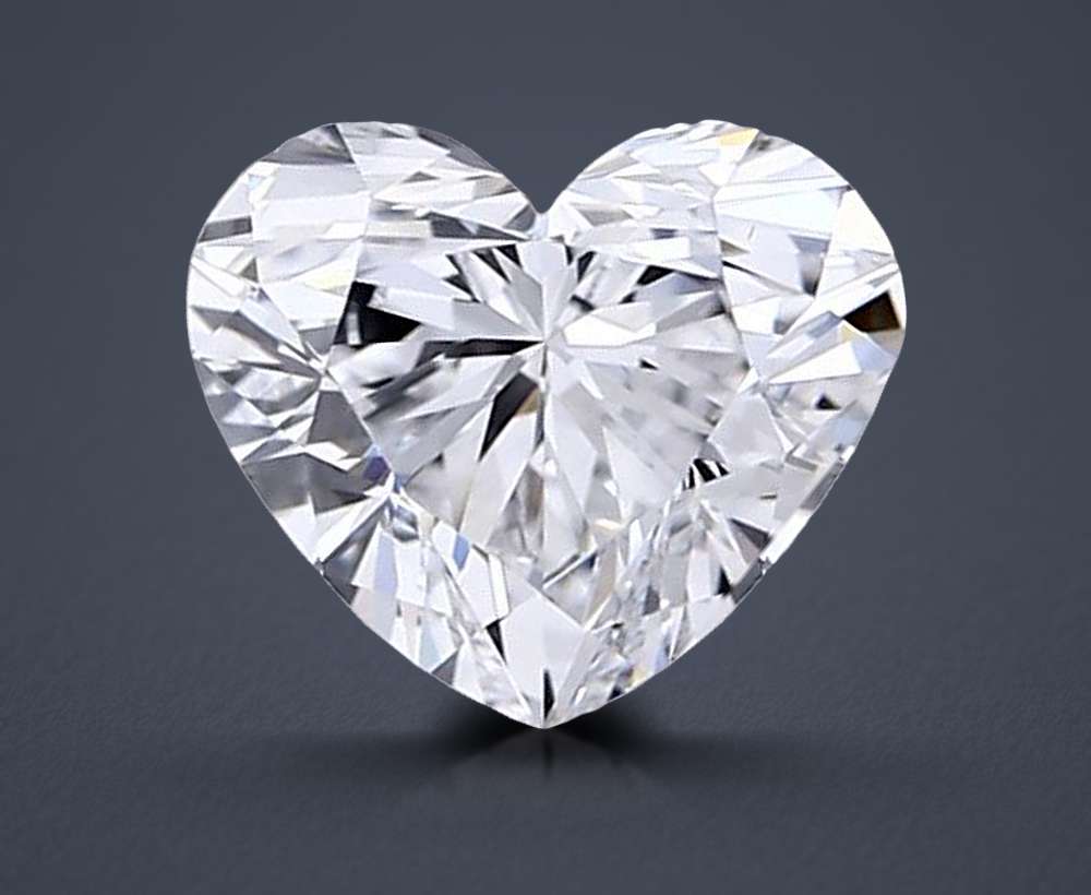 1.00 Carat Heart Lab Diamond