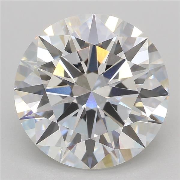 3.09ct F VS1 Rare Carat Ideal Cut Round Lab Grown Diamond