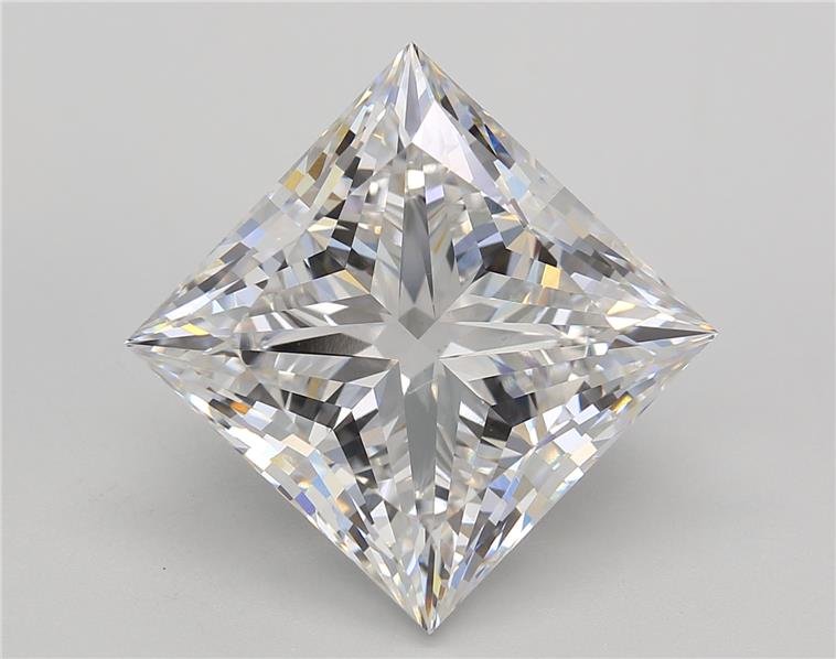 11.43ct F VS1 Rare Carat Ideal Cut Princess Lab Grown Diamond