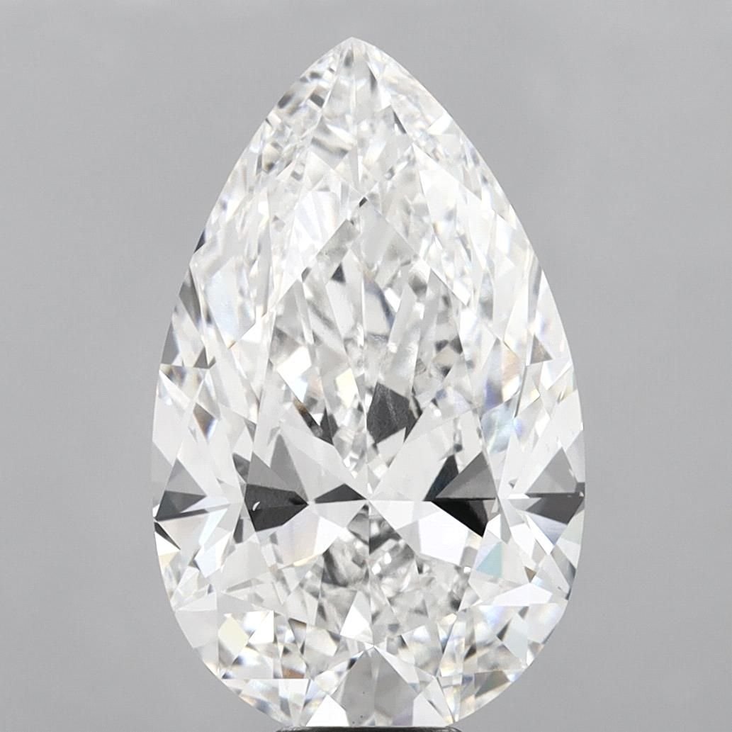 12.06ct E VS1 Rare Carat Ideal Cut Pear Lab Grown Diamond