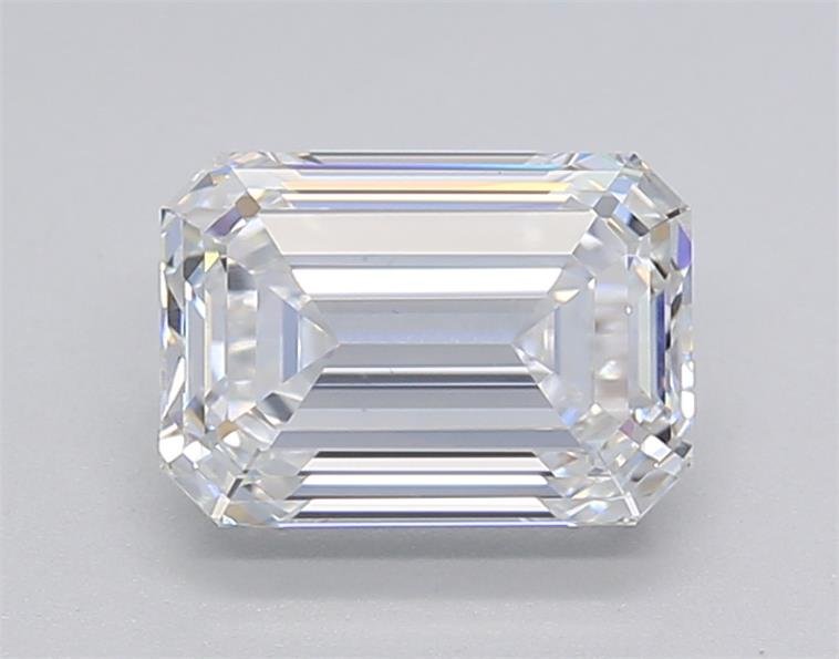 1.51ct D VS1 Rare Carat Ideal Cut Emerald Lab Grown Diamond