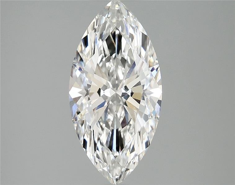 2.07ct F VS2 Rare Carat Ideal Cut Marquise Lab Grown Diamond