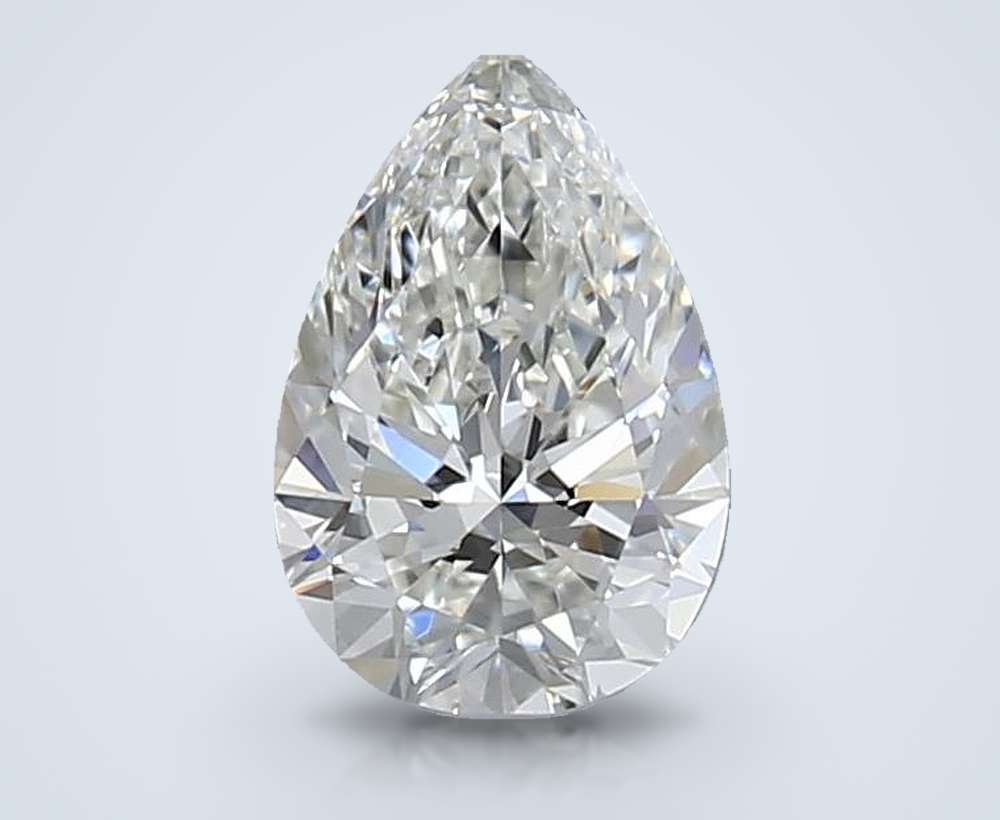 0.50 Carat Pear Natural Diamond
