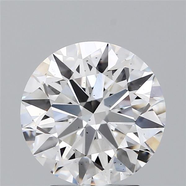 3.10ct F SI1 Rare Carat Ideal Cut Round Lab Grown Diamond