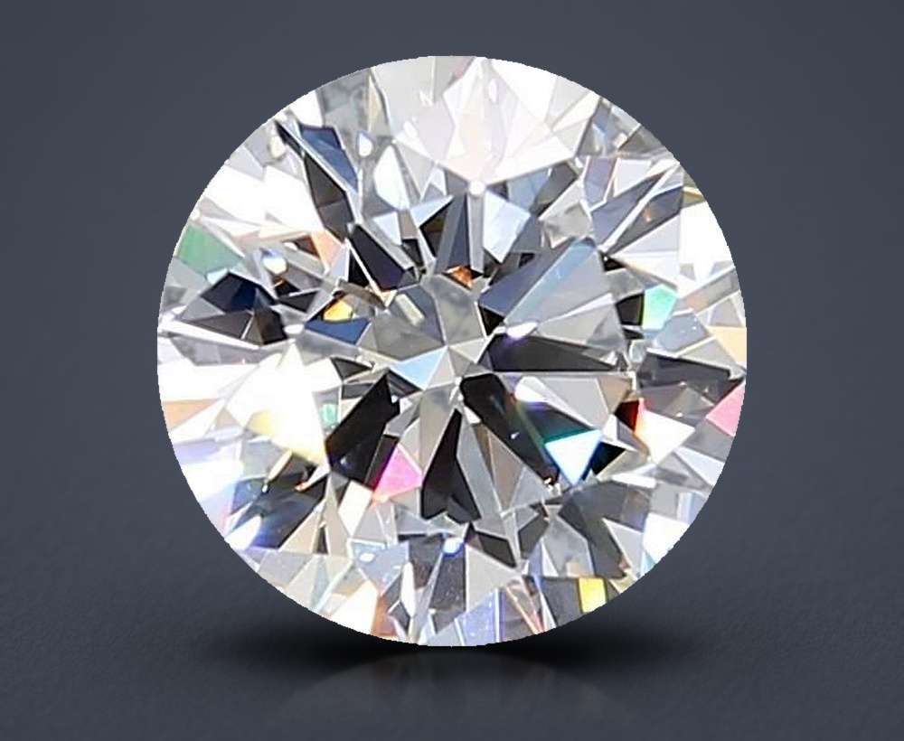 3.66 Carat Round Lab Diamond