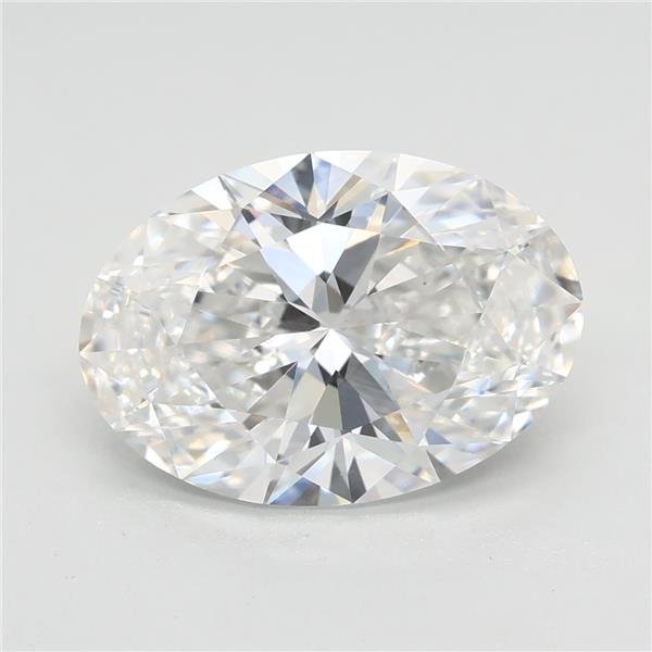 3.04ct E VS1 Rare Carat Ideal Cut Oval Lab Grown Diamond