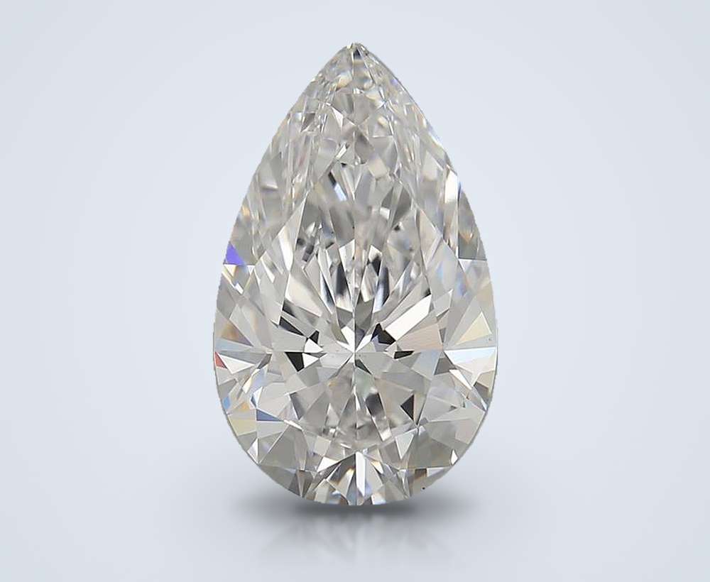4.82 Carat Pear Lab Diamond