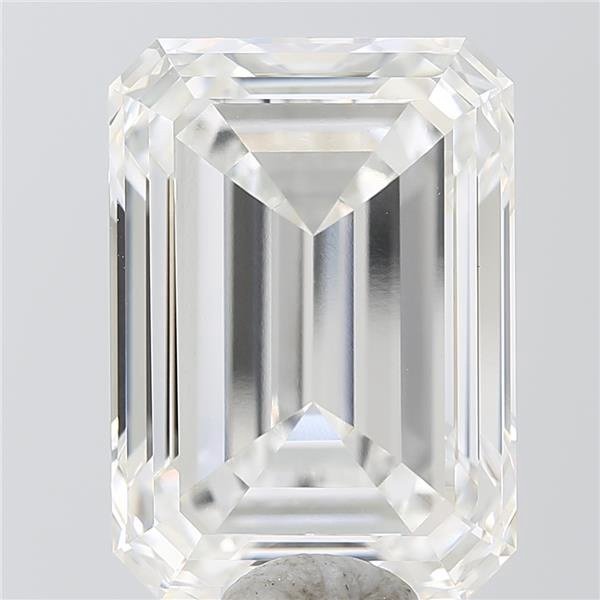 20.03ct F VVS2 Rare Carat Ideal Cut Emerald Lab Grown Diamond