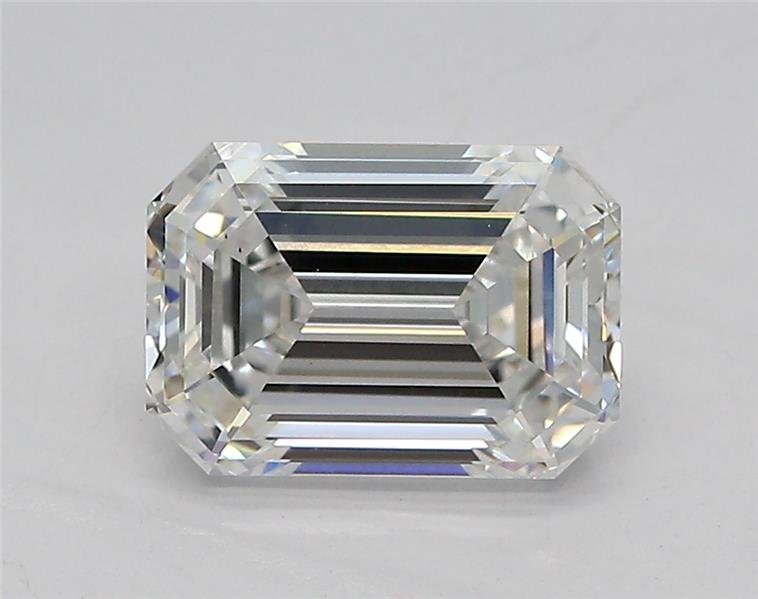 1.53ct E VS1 Rare Carat Ideal Cut Emerald Lab Grown Diamond