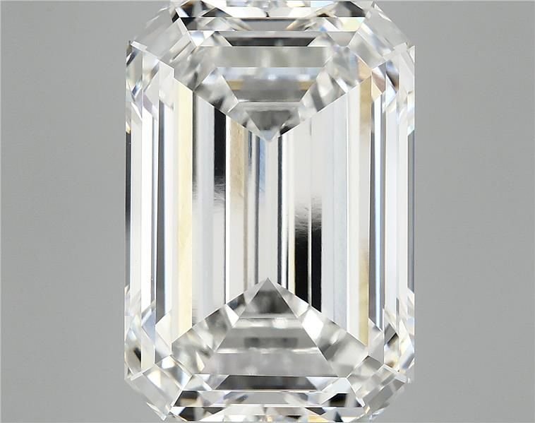 15.30ct F VVS2 Rare Carat Ideal Cut Emerald Lab Grown Diamond