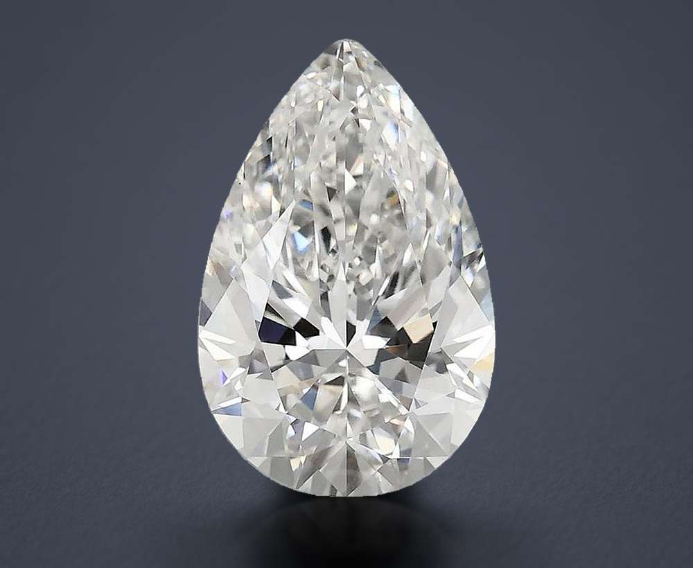 3.00 Carat Pear Lab Diamond