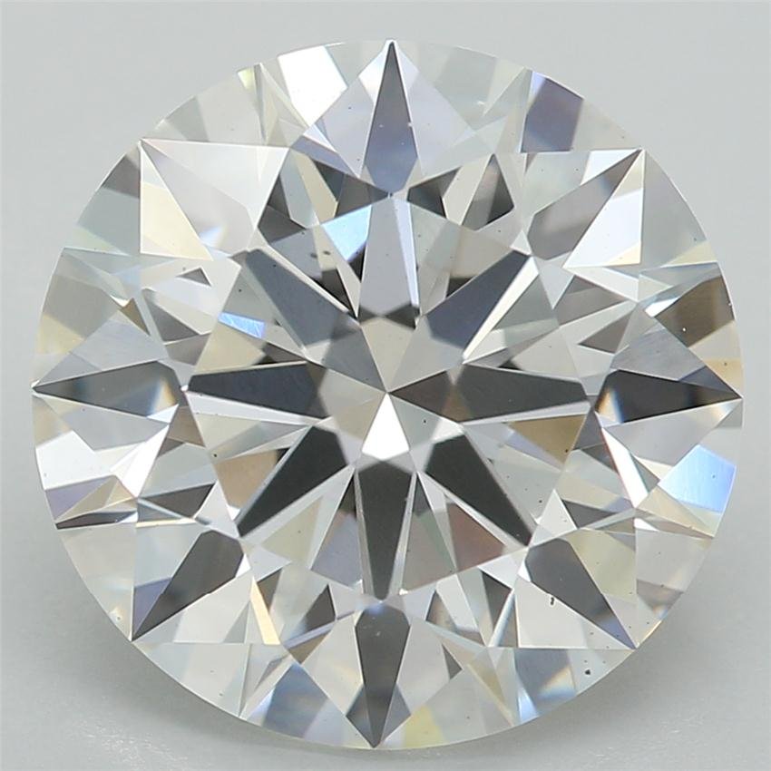 3.09ct E VS1 Rare Carat Ideal Cut Round Lab Grown Diamond