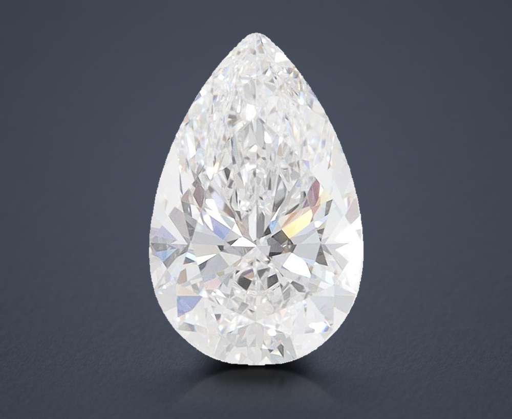 1.38 Carat Pear Lab Diamond