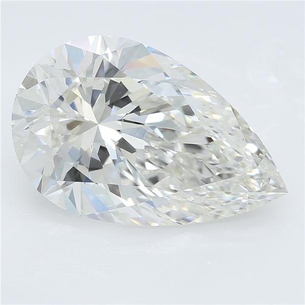 2.51ct H VVS2 Rare Carat Ideal Cut Pear Lab Grown Diamond