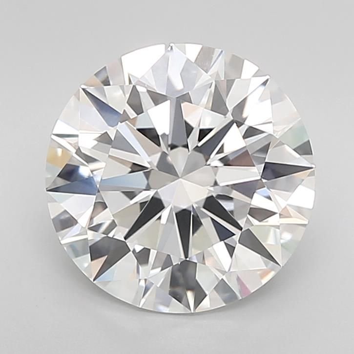 3.47ct F VVS2 Rare Carat Ideal Cut Round Lab Grown Diamond