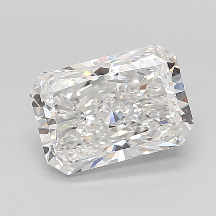 2.56ct E VVS2 Rare Carat Ideal Cut Radiant Lab Grown Diamond