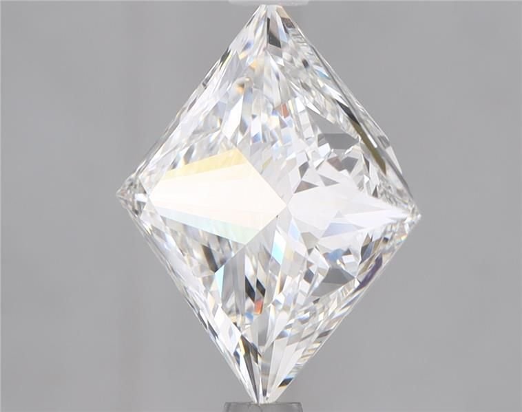 3.01ct F VVS2 Rare Carat Ideal Cut Princess Lab Grown Diamond