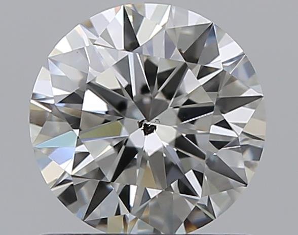 0.76ct I SI2 Rare Carat Ideal Cut Round Diamond